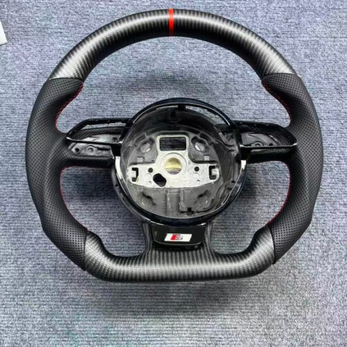 Custom Matte Carbon Steering Wheel for Audi A4 A5 A3 S4 S5 B8.5 | Yeedercar