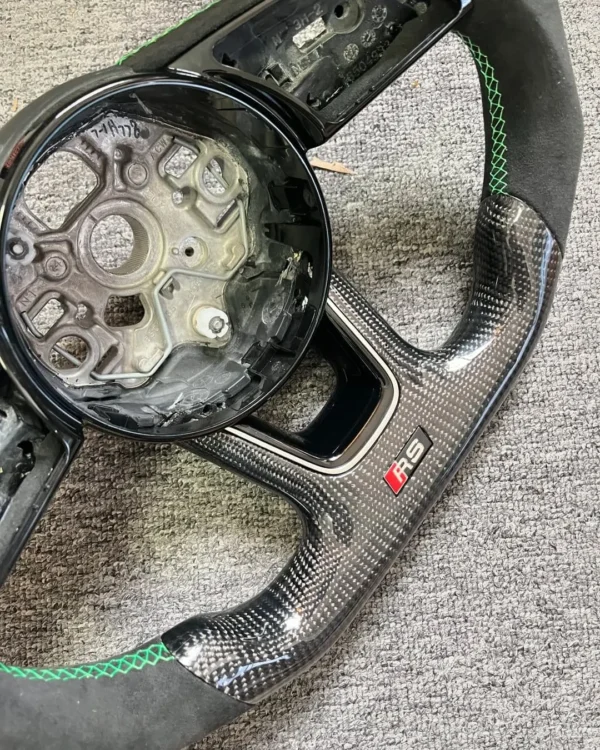 Custom Gloss Carbon Steering Wheel for Audi B9 S4 S5 A4 A5 RS4 RS5 S3 RS3 | Yeedercar