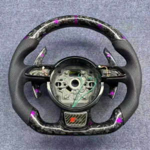 Custom Modified Shape Forged Carbon Steering Wheel for Audi A6 C7 A7 C7 S6 S7 RS6 RS7 | Yeedercar