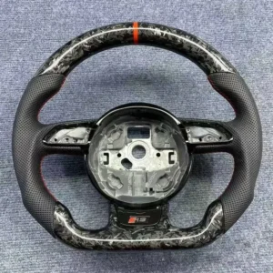 Custom Forged Carbon Steering Wheel for Audi A4 A5 B8.5 | Yeedercar