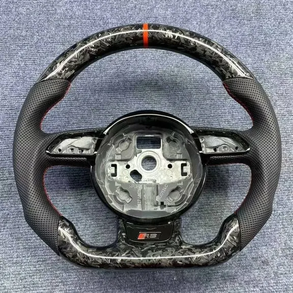 27268a489438e4a7917238f391c9129a.webp Custom Forged Carbon Steering Wheel for Audi A4 A5 B8.5 | Yeedercar