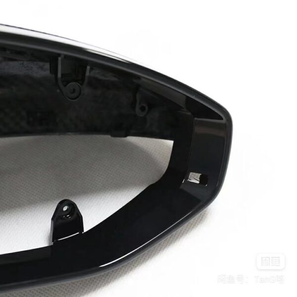 Gloss Carbon Fiber Mirror Caps for Audi A6 A7 C8 S6 S7 | 3K Twill OEM Replacement | Yeedercar