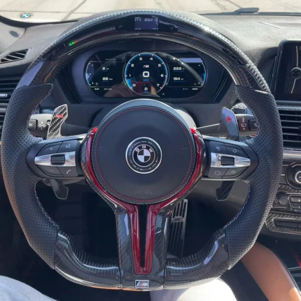 4ef9d80448677f0ded51c2d87da6aa89.webp Carbon Fiber Pattern Extended Paddle Shift Covers for BMW G20 G30 F20 F30 F10 | Yeedercar