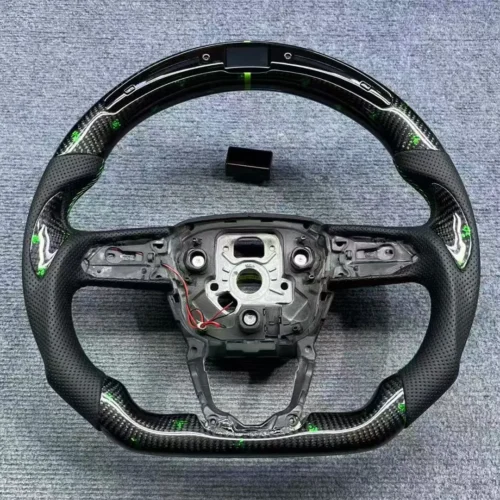 Custom LED Forged Carbon Steering Wheel for Audi Q5 Q5L SQ5 | Yeedercar