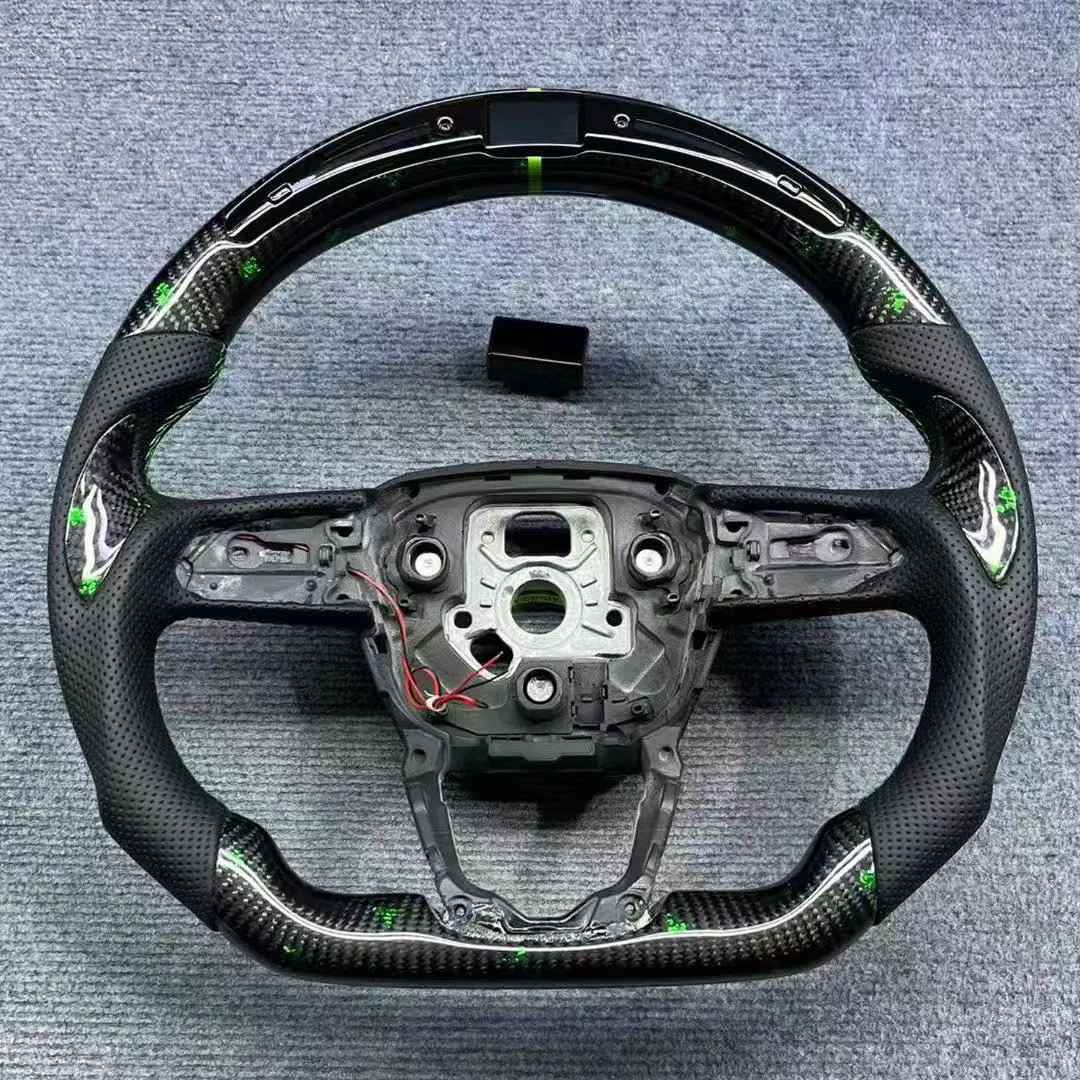 5a1990da8da33122adb64e21a96bb623.webp Custom LED Forged Carbon Steering Wheel for Audi Q5 Q5L SQ5 | Yeedercar