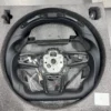 6e0d7cc9dc53746fa4a9de6e74086d57.webp Custom LED Carbon Fiber Leather Steering Wheel for Audi TT MK2 8J R8 | Shift Light | Yeedercar