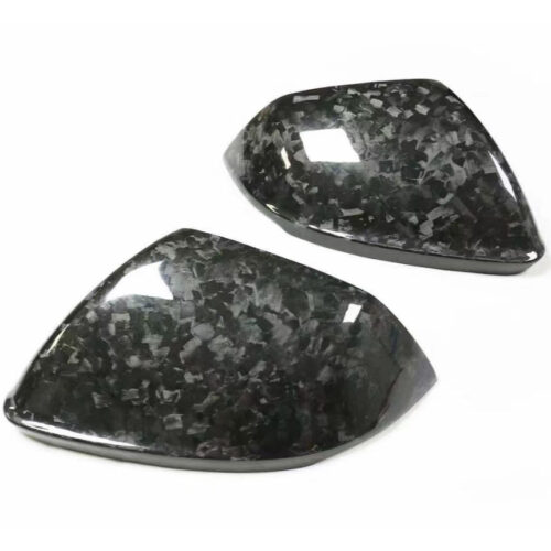 Forged Carbon Mirror Caps for Audi Q8 SQ8 RSQ8 | OEM Replacement Housing | Yeedercar