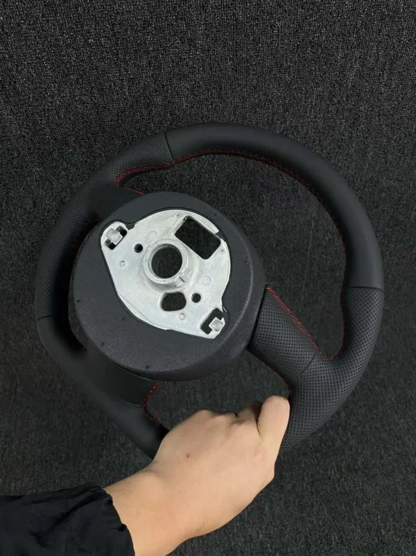 826c548f50f0bcd6ece0c678badfd410.webp Custom Nappa Leather Steering Wheel Carbon Accents for Audi B8.5 A4 A5 A3 | Yeedercar