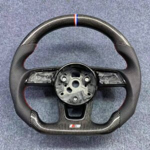Custom Gloss Carbon Steering Wheel for Audi B9 S4 S5 A4 A5 RS4 RS5 S3 RS3 | Yeedercar