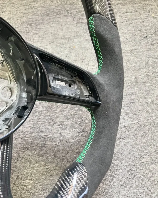 Custom Carbon Fiber Alcantara Steering Wheel for Audi B9 S4 S5 A4 A5 RS4 RS5 S3 | Yeedercar