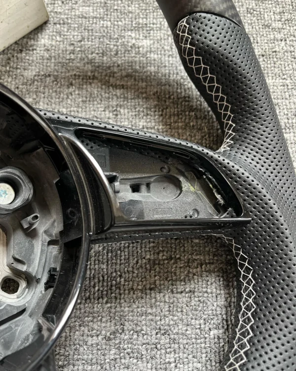 a13a6ed0b34dc3d2f2b778f68dceee74.webp Custom Matte Carbon Steering Wheel for Audi B9 S4 S5 A4 A5 RS3 RS4 RS5 | Yeedercar