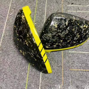 Forged Carbon Mirror Caps for Audi A4 B9 A5 S4 S5 | OEM Clip-On Replacement | Yeedercar