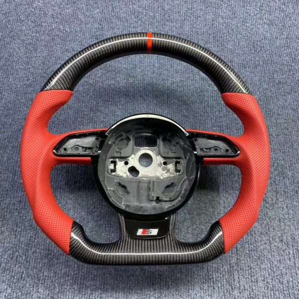 bfa5c399049af63fb19d364e9dab2f9c.jpg Custom Carbon Steering Wheel for Audi B8.5 A4 A5 S5 Q5 | Flat Bottom D-Shape | Yeedercar