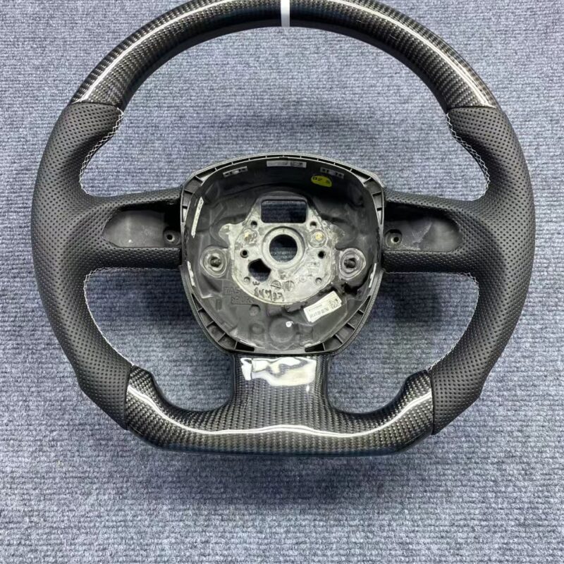 Custom Carbon Fiber Steering Wheel for Audi B8 A4 A5 2008-2012 | Yeedercar
