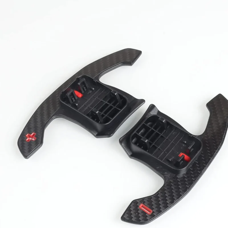 Carbon Fiber Pattern Extended Paddle Shift Covers for BMW G20 G30 F20 F30 F10 | Yeedercar