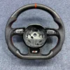 e2dff22a2b0434e00e112e7ad4a5a434.webp Custom Carbon Steering Wheel for Audi B8.5 A4 A5 S5 Q5 | Flat Bottom D-Shape | Yeedercar