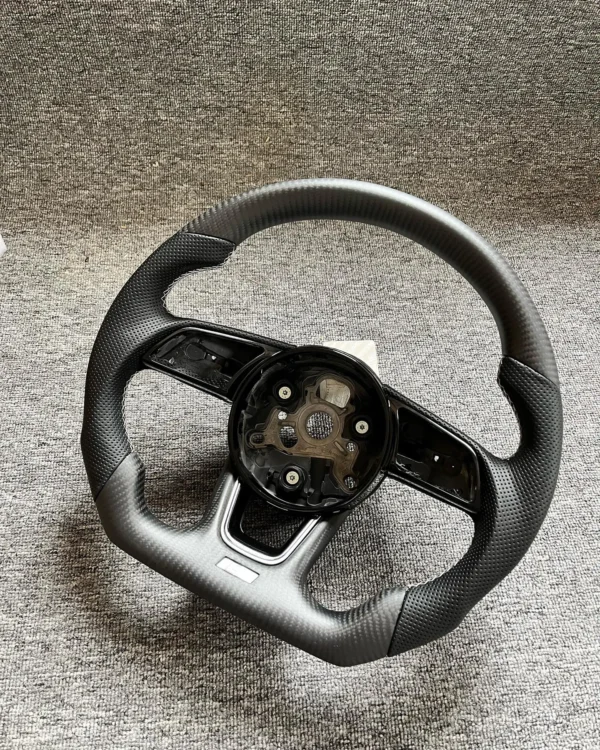 f0425b4c30d75d5a83cfd8f2685928f5.webp Custom Matte Carbon Steering Wheel for Audi B9 S4 S5 A4 A5 RS3 RS4 RS5 | Yeedercar