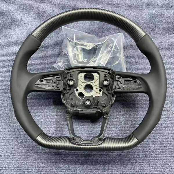 f523713fe13cc1a51ff653179893f922.webp Custom Carbon Fiber Steering Wheel for Audi Q5 SQ5 | SUV-Tuned Flat Bottom | Yeedercar