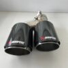 Real Carbon Fiber Exhaust Tip Nozzle for Audi A4 B9 A5 B9 A6 C8 A7 C8 S4 S5 S6 S7 | Yeedercar
