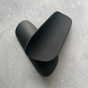 Yeedercar Carbon Fiber Shin Guards - Ultra-Light Soccer & Ski Protectors (S-XL)