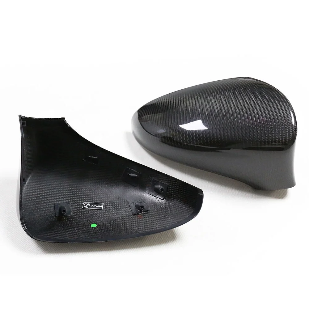 Lexus dry carbon mirror cap weave close-up