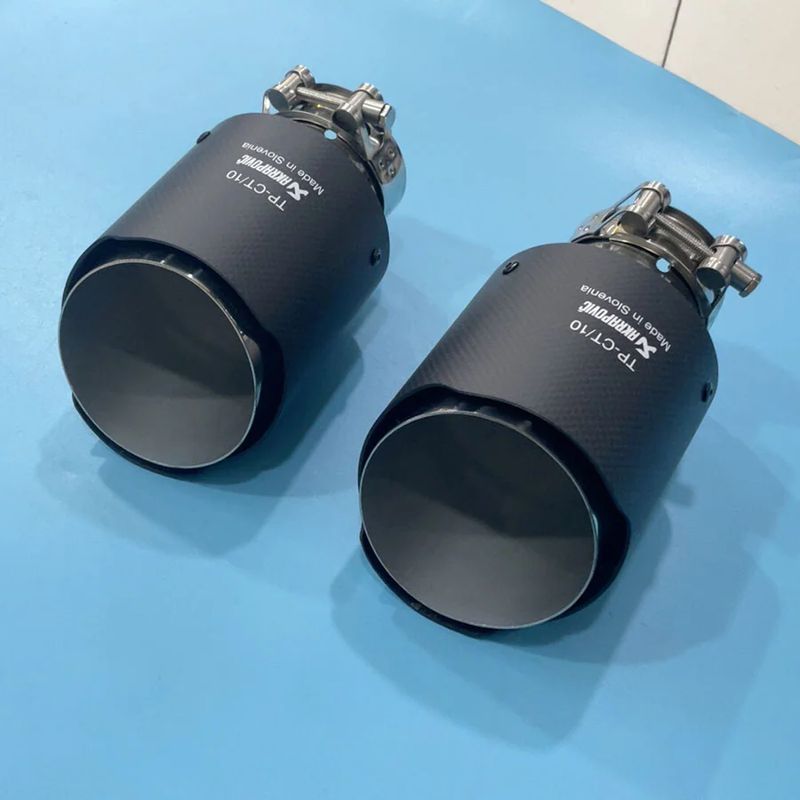 Lexus IS Akrapovic-style carbon exhaust tip