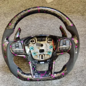 Yeedercar Custom Carbon fiber steering wheel for Ford explorer