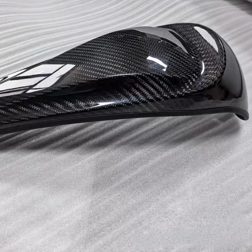 Harley touring carbon tank cover side view