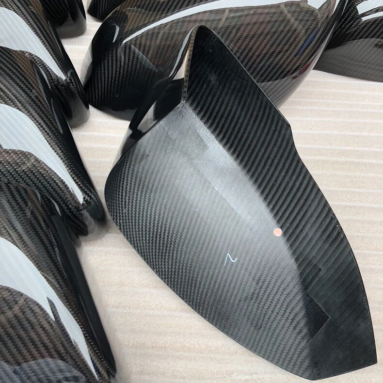 Land Rover carbon mirror cap stick-on fitment