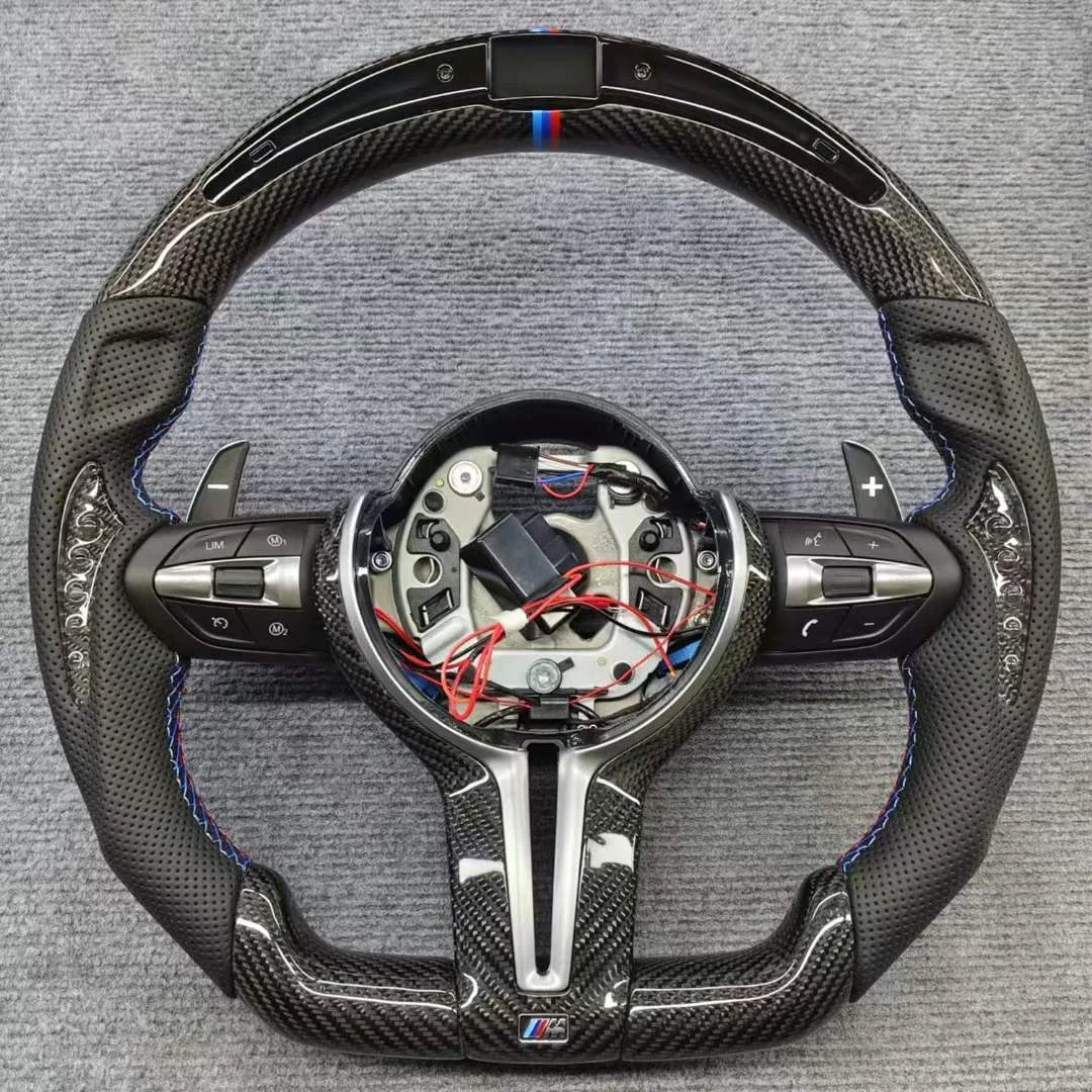 LED Carbon Fiber Steering Wheel for BMW 4 Series F32 F33 F36