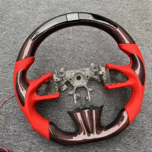Yeedercar Custom Carbon fiber LED steering wheel for infinity Q50 Q50L