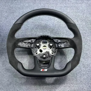 Alcantara & Leather Steering Wheel for Audi A4 B9 A5 S4 S5
