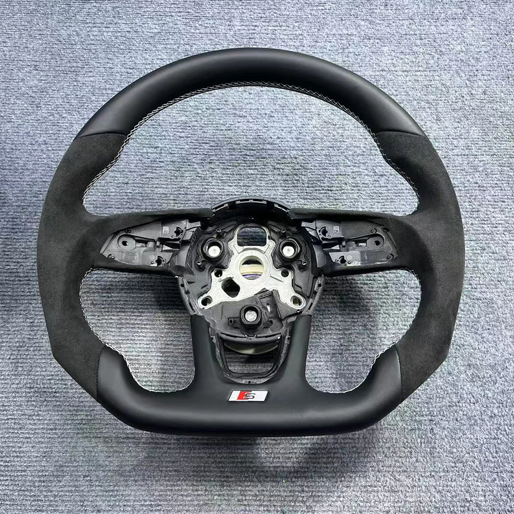 Alcantara & Leather Steering Wheel for Audi A4 B9 A5 S4 S5
