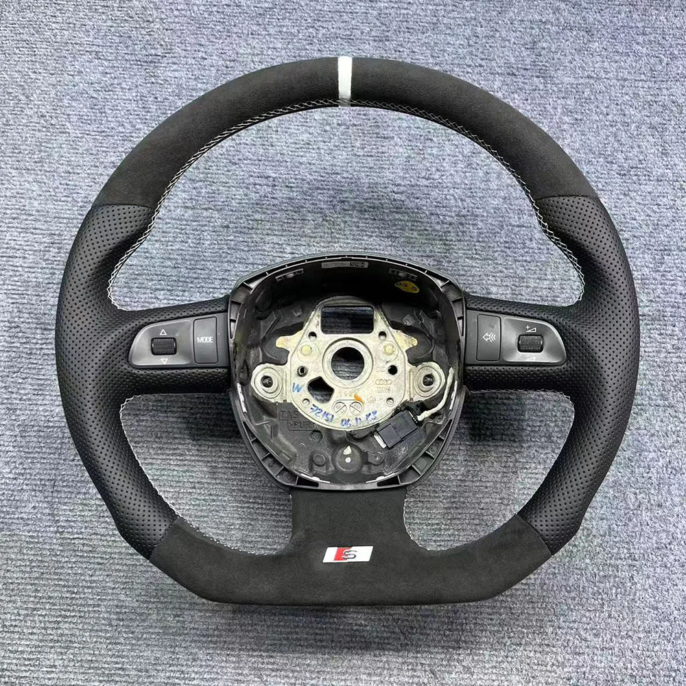 Alcantara & Leather Steering Wheel for Audi A4 B8 A5 S4 S5 S3