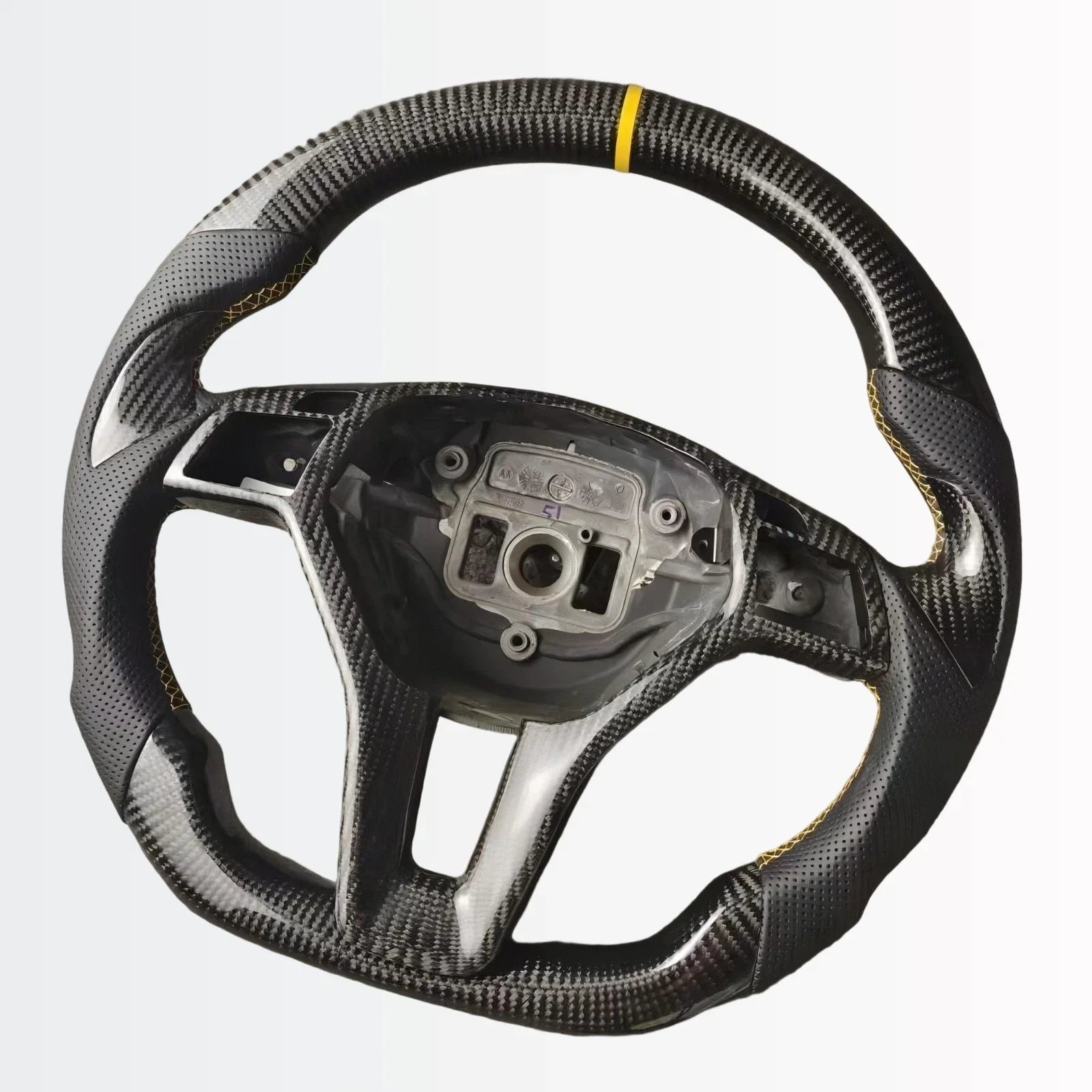 Carbon Fiber Steering Wheel for Mercedes-Benz B-Class W246 detail 1