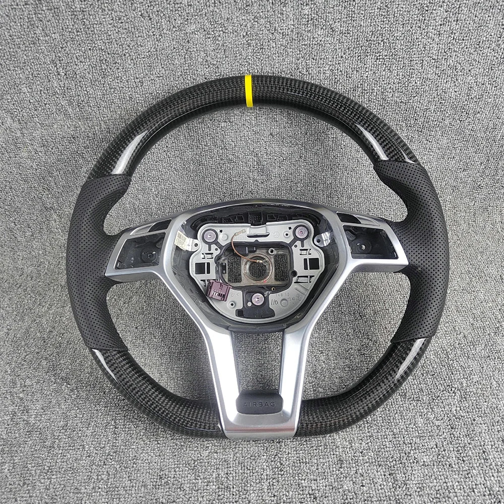 Gloss Carbon Fiber Steering Wheel for Mercedes-Benz E-Class W212