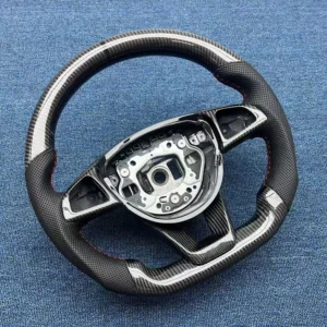 Gloss Carbon Fiber Steering Wheel for Mercedes-Benz E-Class W213