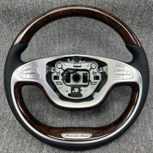 Wooden Steering Wheel for Mercedes-Benz S-Class W222