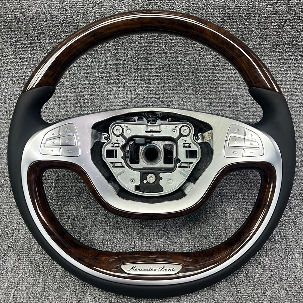 Wooden Steering Wheel for Mercedes-Benz S-Class W222