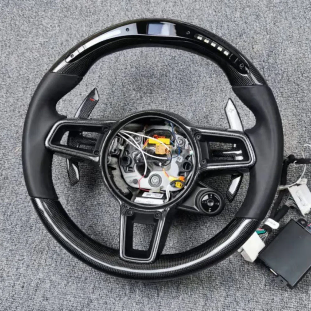 LED Carbon Fiber Steering Wheel for Porsche 911 992 / Panamera 971