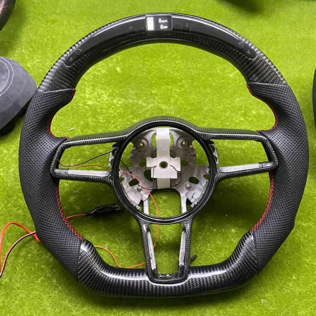 porsche 911 carbon fiber steering wheel