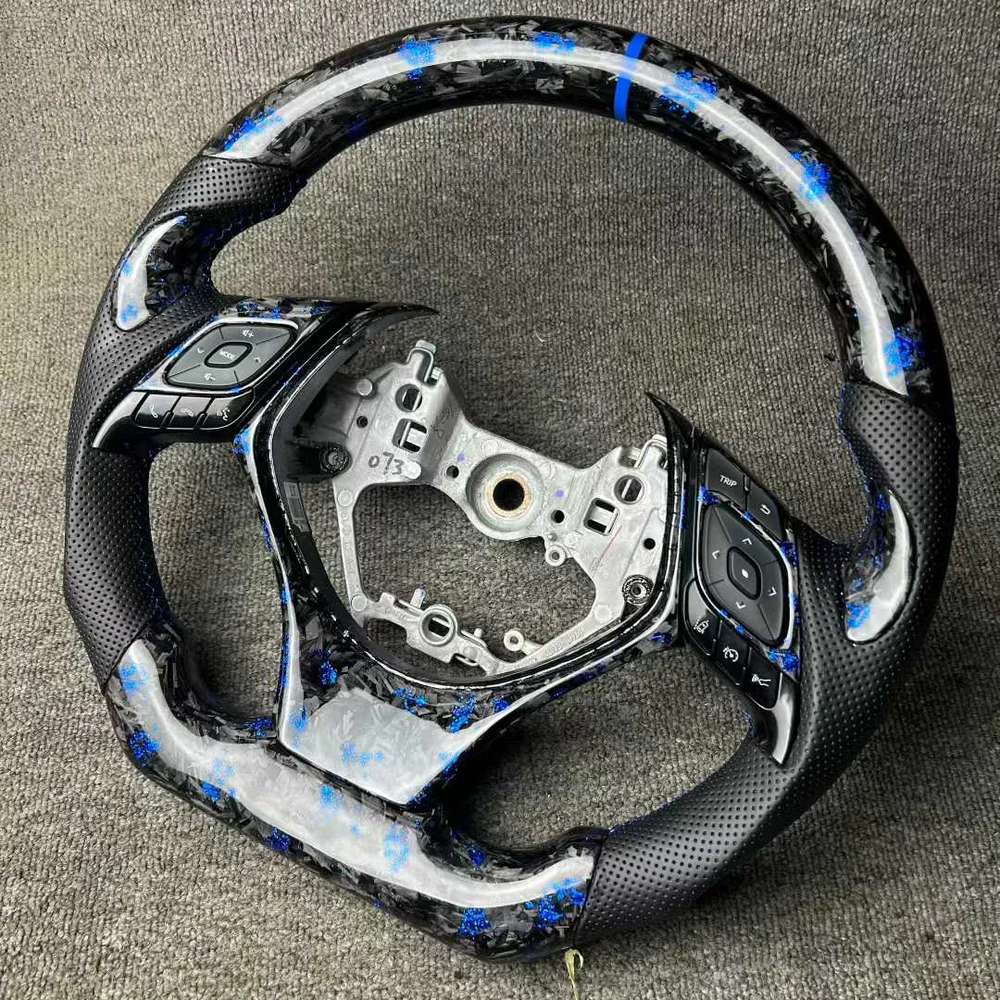 Carbon Fiber Steering Wheel for Toyota C-HR / IZOA detail 1