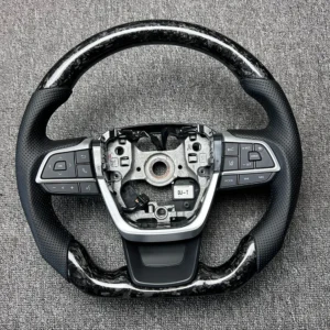 Forged Carbon Fiber D-Shape Steering Wheel for Toyota Sienna / Granvia