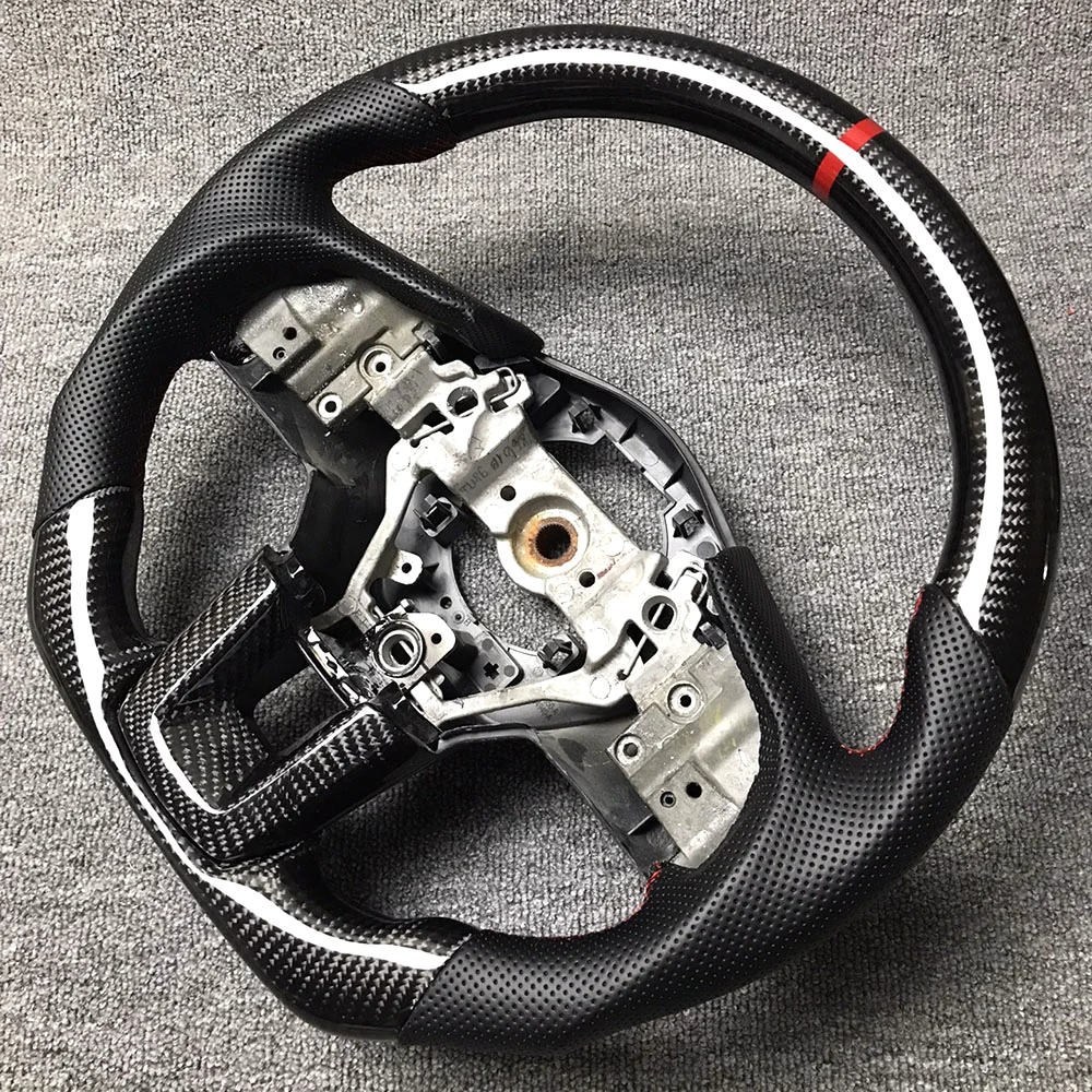 Carbon Fiber D-Shape Steering Wheel for Subaru XV / Forester / Outback / Legacy / BRZ
