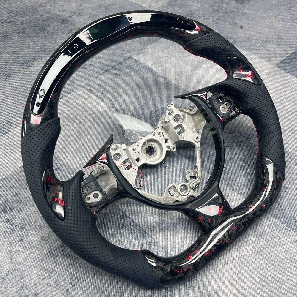 Forged Carbon Fiber Steering Wheel for Subaru BRZ (Factory Core) detail 1