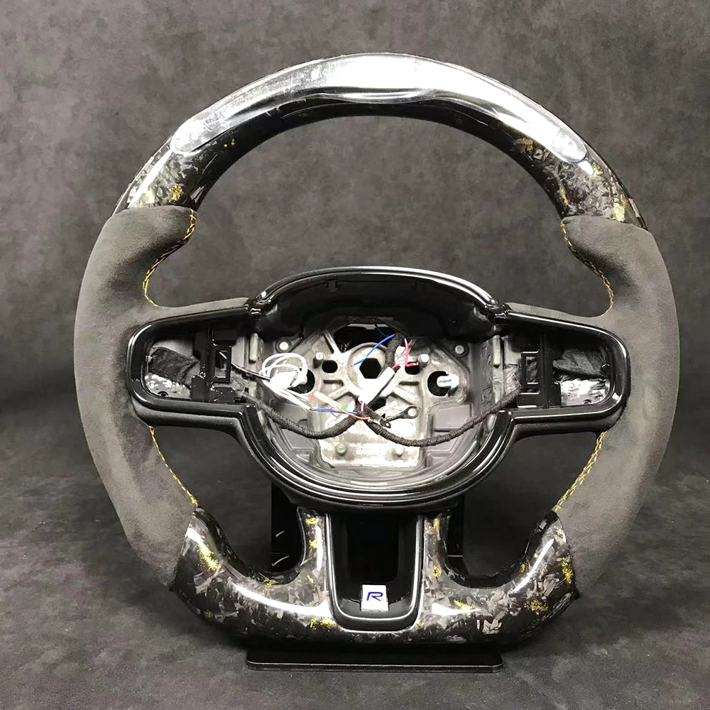 LED Carbon Fiber Steering Wheel for Volvo XC60 / XC90 / S90 / S60 detail 1