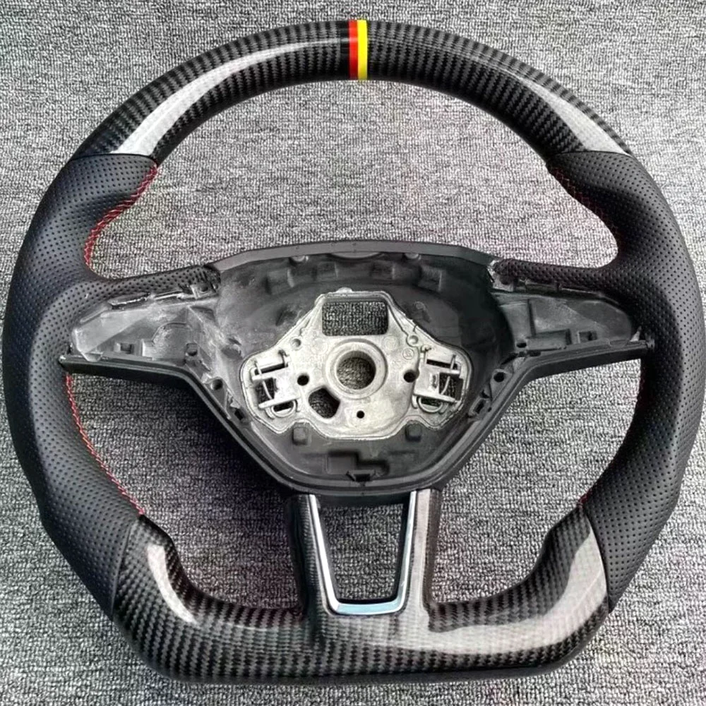 Carbon Fiber Steering Wheel for Skoda Superb / Octavia detail 2