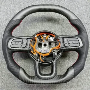 Carbon Fiber D-Shape Steering Wheel for Jeep Wrangler / Gladiator / Commander / Grand Cherokee