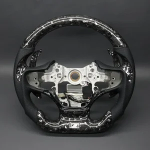Forged Carbon Fiber Steering Wheel with Forged Paddles for Lexus IS250 / IS300
