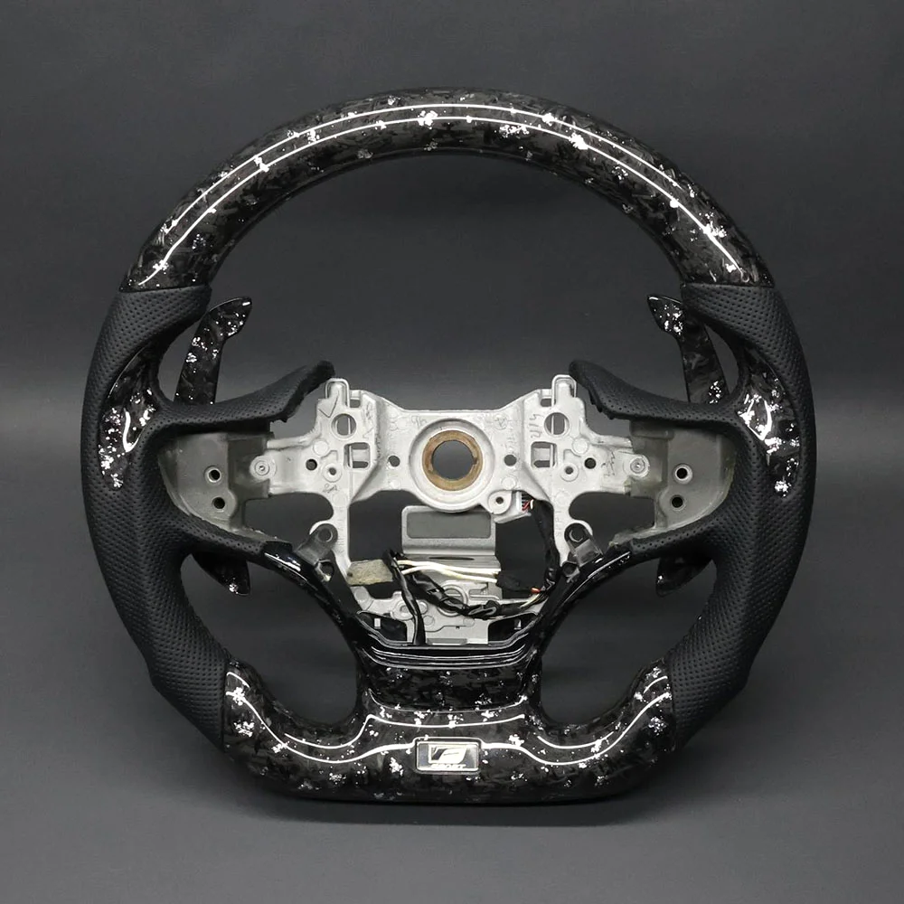 Forged Carbon Fiber Steering Wheel with Forged Paddles for Lexus IS250 / IS300